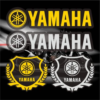1 Шт Металлическая Наклейка Yamaha Логотип Наклейка На Бак Мотоцикла Серебро Золото Черный 5x5,5 см