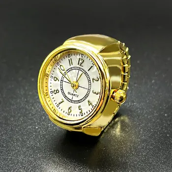 100 шт./лот, хит продаж, Золотые часы с арабскими цифрами, Студенческие часы, ювелирные изделия, часы на палец
