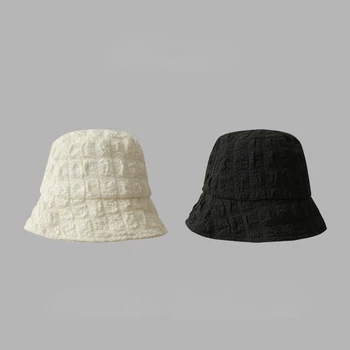 2023 Новая Японская Тонкая плиссированная Рыбацкая шляпа Женская Летняя Солнцезащитная Женская панама для отдыха Gorros