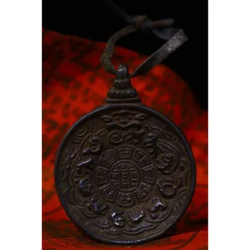 5,8 см Китайский тибетский буддизм, латунный кулон, талисман со знаком зодиака животного