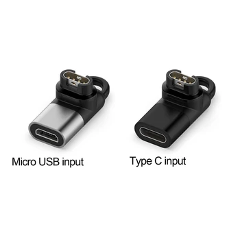831D Преобразователь заряда Micro USB/Type-C в 4pin для Quatix 5 Vivoactive 3/для