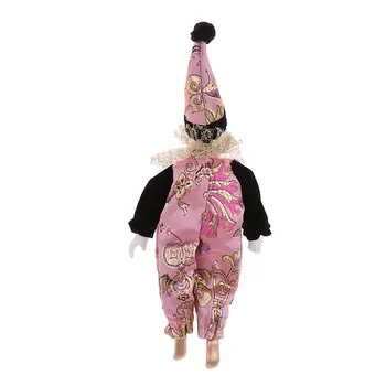 9-дюймовые фарфоровые куклы Итальянская модель кукол для украшения кукольного домика розового цвета