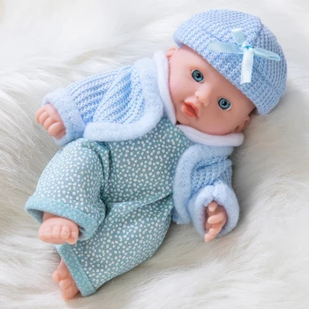 Bebe Reborn Baby Dolls Реалистичная виниловая кукла ручной работы со шляпой-аксессуаром для малыша