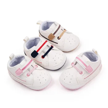 FOCUSNORM/ осенние повседневные кроссовки для маленьких девочек и мальчиков с противоскользящей подошвой контрастного цвета для младенцев и малышей