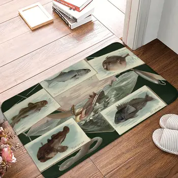 GO FISH FISHING FISHMAN Нескользящий коврик с рисунком, ковер для гостиной, кухонный коврик, уличный домашний декор