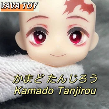 KamadoTanjirou Ob11 Face Demon Slayer GSC YMY Лицевые Панели с Открытыми Глазами Ручной Работы Аниме Игра Косплей Аксессуары Для Кукол