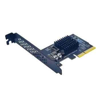 PCIE USB 3.2 GEN2x2 20 Гбит/с TYPE C Карта расширения PCIExpress-адаптер TYPE C для передней панели ПК USB C