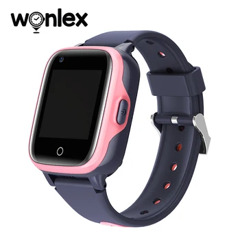 Wonlex Смарт-часы Детские Водонепроницаемые 4G Видео Whatsapp Android8.1 KT15Plus GPS SOS Анти-потерянные Часы Для студентов Отслеживание местоположения ребенка