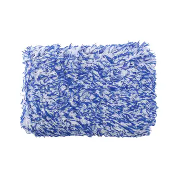 Автомобильная Мягкая ткань для мытья автомобилей высокой плотности, супер Мягкая ткань для мытья автомобилей, полотенце для мытья автомобилей из микрофибры, Губчатый блок синего цвета