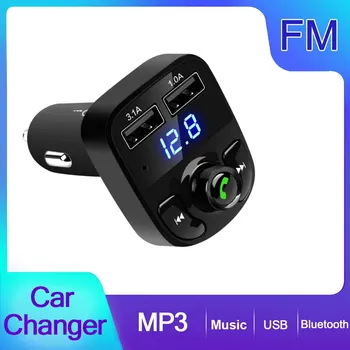 Автомобильный Адаптер быстрого зарядного устройства FM-передатчик MP3-аудиоплеер Автомобильный комплект Bluetooth 5.0 Приемник Hands Free 3.1A 2USB Автомобильные Аксессуары