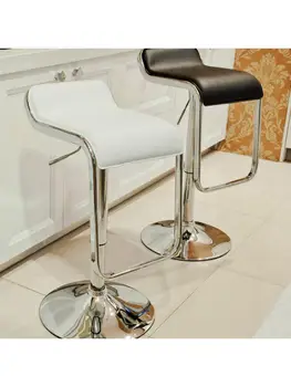 Барный кресельный подъемник, высокий табурет для домашнего бара, вращающийся высокий табурет, современный минималистичный барный стул
