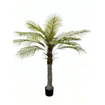 Внутренний пол Подсолнух с большой иглой Кокосовая пальма Искусственные Деревья Имитирующее Дерево Ландшафтное оформление Внутреннее Оформление