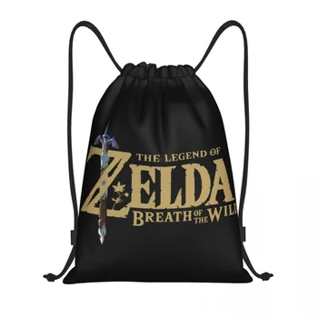 Горячая игра Zeldas Legend Рюкзак на шнурке Спортивная спортивная сумка для мужчин И женщин Сумка для покупок