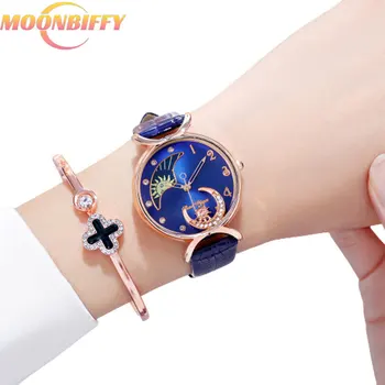 Женская мода Luxury Time Уникальные часы с креативным благородным дизайном Повседневные кварцевые часы для женщин Женские наручные часы Montre Femme
