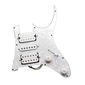 Звукосниматель для электрогитары ST Humbucker Гитарные Звукосниматели Предварительно Подключенный Звукосниматель для гитары White Pearl Детали гитарных инструментов