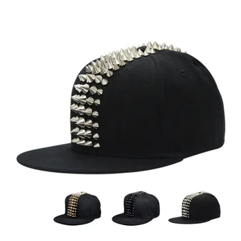 Кепка для уличных танцев в стиле хип-хоп, пять рядов пластиковых заклепок, кепки с плоскими полями, бейсболка Bboy, плоская шляпа, моя кепка, мужские шляпы, бесплатная доставка