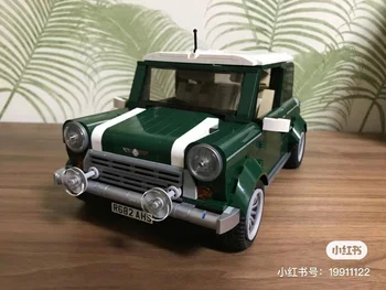 Конструктор Cooper MK VII с новой классической технологией Mini Retro Car, совместимый с 10242 10271 10252, набор моделей Brick, детская игрушка