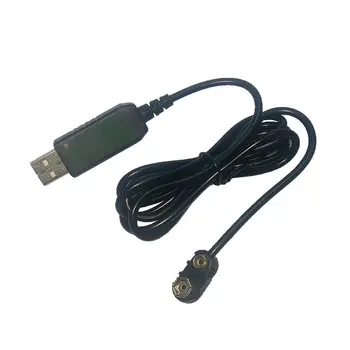 Линия повышения мощности USB от постоянного тока 5 В до постоянного тока 9 В Повышающий модуль USB конвертер Кабель-адаптер Штекер для цифровой камеры Smoke