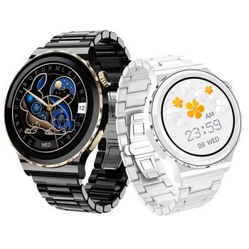Модные умные часы женские NFC AMOLED Bluetooth Часы для звонков Мужские пульсометры Водонепроницаемые умные часы для Huawei Мужские часы