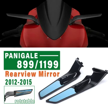 Мотоцикл Новые Зеркала Заднего Вида Panigale899 Аксессуары для Ducati Panigale 899 1199 S ABS 2012-2013 2015 Боковое Зеркало Регулируемое
