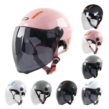 Мотоциклетные шлемы с полным лицом, сертифицированные 3C, наполовину мотоциклетные шлемы, Противоударные шлемы для гонок на мотоциклах, мопедах, уличных велосипедах