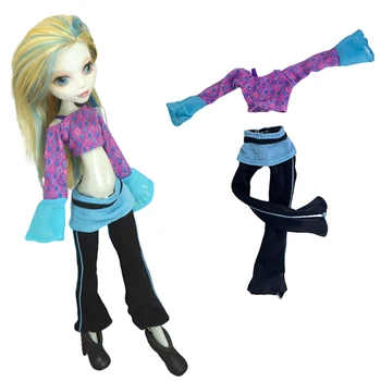 Официальный комплект NK для кукольного послеобеденного чаепития, модный топ на одно плечо + притворившиеся 2 юбки Для кукольной игрушки Monstering High