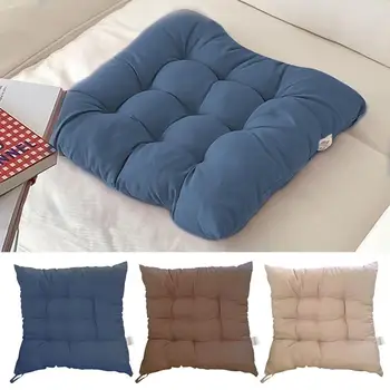 Подушка для диванного кресла, квадратная моющаяся подушка для сиденья стула, мягкая декоративная подушка для домашнего диванного кресла, набитая поролоном с эффектом памяти, подушка-валик