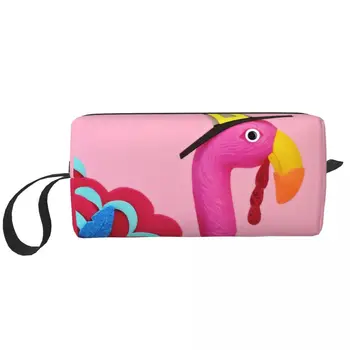 Портативные сумки Pink Flamingo, косметички, футляр для путешествий, кемпинга, активного отдыха, сумка для туалетных принадлежностей и украшений