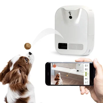 Приложение для дистанционного управления с двунаправленным звуком, Wi-Fi камера для домашних животных, интеллектуальное интерактивное решение головоломок для кошек и собак