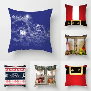 Рождественский набор подушек для дивана, подарок, наволочка для домашнего декора, Рождественский подарок, наволочка