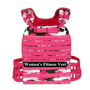 Розовый камуфляжный женский боевой тактический женский жилет для физической подготовки, несущий нагрузку, жилет для полевых тренировок CS, жилет для снаряжения