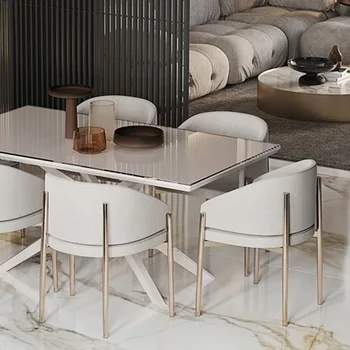 Скандинавские обеденные стулья для офиса, Роскошная кухня, Обеденный салон, стулья для гостиной, Современная мебель для дома Sillas Comedor SR50DC