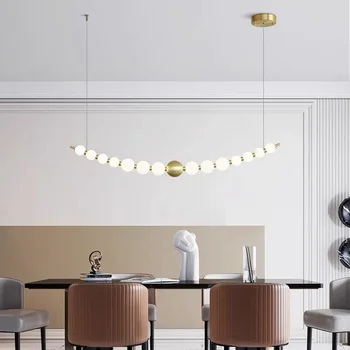 современные потолочные подвесные светильники овальный шар скандинавская круглая железная люстра e27 подвесной светильник для столовой и кухни