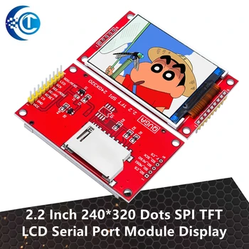 Умная Электроника 2,2 Дюйма 240*320 Точек SPI TFT LCD Модуль Последовательного порта Дисплей ILI9341 5 В/3,3 В 2,2 