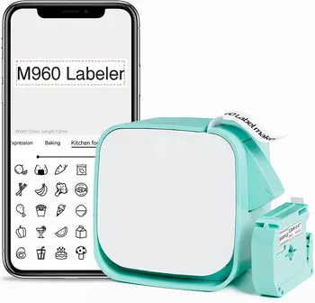 Устройство для изготовления этикеток Vixic M960, мини-устройство для изготовления этикеток с Bluetooth, Портативный ручной принтер этикеток, устройство для этикетирования смартфонов для домашнего офиса