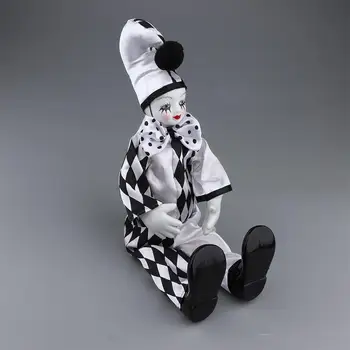 Фарфоровая кукла-клоун A14-Спальня, гостиная, офис ручной работы
