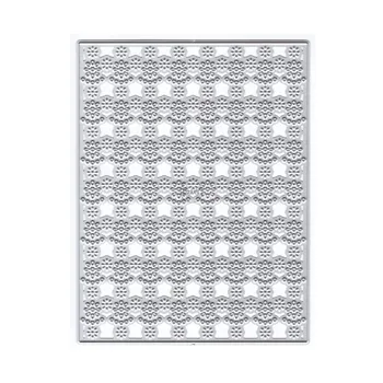 Фон с рисунком DzIxY Штампы для резки металла для изготовления открыток Набор для тиснения Бумага Трафареты для вырезок Карманы для хранения Расходных материалов