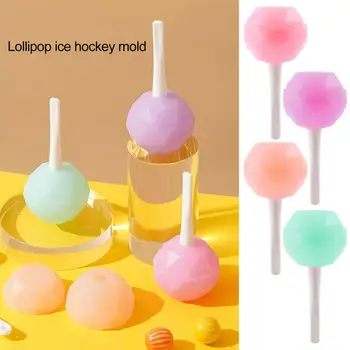 Форма для шариков льда с ручкой, легко поддающаяся расплавлению, леденец, шоколадный торт, форма для выпечки льда, кухонные принадлежности для пищевых продуктов