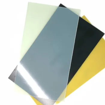 Черно-желтая доска-шаблон из стекловолокна, лист из эпоксидного стекловолокна G10 FR4, пластина из стекловолокна для рукоятки ножа своими руками, материал 300x170 мм