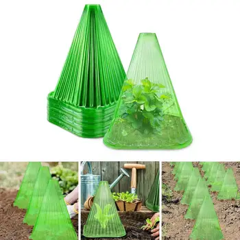 Чехол для защиты растений, Многоразовая пластиковая палатка для выращивания растений, защита растений, принадлежности для двора
