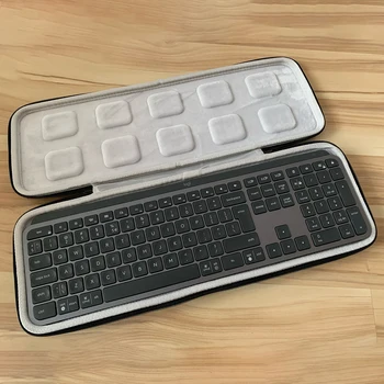 Чехол для хранения клавиатуры Logitech, водонепроницаемый защитный чехол из EVA, усовершенствованный чехол для беспроводной клавиатуры Logitech MX Keys