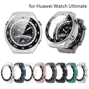 Чехол для часов с экраном 2 В1 для Huawei Watch Ultimate Smart Glass, защитные пленки, безель, чехол для Huawei Watch Ultimate Shell